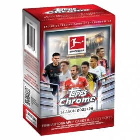 2025-2026 Topps Chrome Bundesliga Blaster Box - fotbalové karty
