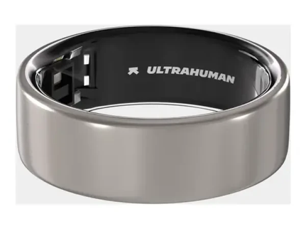 Ultrahuman Ring Air Raw Titanium vel. 6 / Chytrý prsten (UHRA-RT-06)