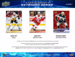 Hokejové karty NHL 2023-24 Upper Deck Extended Series Hobby Balíček