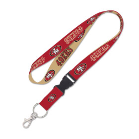 Wincraft Klíčenka San Francisco 49ers NFL Lanyard buckle 1"