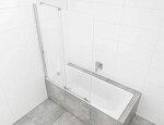 Vanová zástěna SAT Walk-In Xmotion 150x117,5 cm chrom SATWIXMVZ150 SATWIXMVZ150