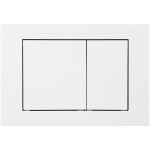 CERANO - Kompletní WC set Basic/Cesso - černá lesklá - WC tlačítko Maxio/Bílá - pro zazdění - 49x36 CER-8050BD86301