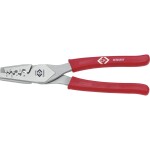 KNIPEX - kleště lisovací - 230mm - čtyřtrnové, stočené kontakty Harting; Ilme; Phoenix; Amphenol; Walther; HTS;Contact; Weidmüller 0.14-6mm², v plastovém kufříku s pěnovou vložkou (975265)