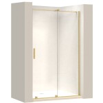 REA/S - Sprchové Dveře Montana 100 Gold brush KPL-K6389