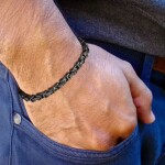 Pánský ocelový náramek Carlo Vintage - chirurgická ocel, 21 cm Vintage