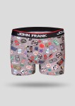 Pánské boxerky John Frank JFBD200 tisk