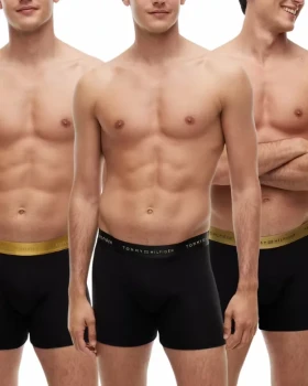 Pánské boxery Tommy Hilfiger UM0UM04052 Metallic boxer brief