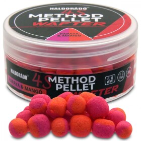 Haldorádó Pelety 4S Method Pellet Wafters 6+8mm/7+9mm 30g - Papaya-Mango,Haldorádó Pelety 4S Method Pellet Wafters 6+8mm/7+9mm 30g - Papaya-Mango