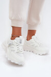 Dámské Sportovní Boty Sneakers Na Tlusté Podešvi Bílé Prononice 38