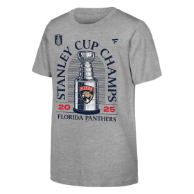 Fanatics Dětské tričko Florida Panthers NHL 2025 Stanley Cup Champions Locker Room Velikost: Dětské L (11 - 12 let)