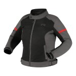 Dámská moto bunda Richa Auyan WP šedo/červená - L