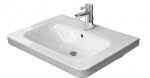 DURAVIT - DuraStyle Umyvadlo 80x48 cm, s přepadem, s otvorem pro baterii, bílá 2320800000