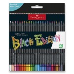 Pastelky trojhranné Faber-Castell Black Edition, 24 barev