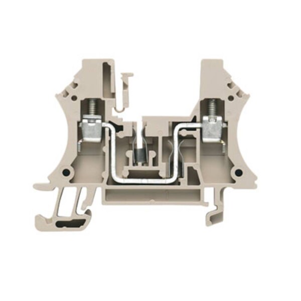 Weidmüller 1036000000 řadová svorka pro konstrukční prvky šroubovací Tmavě béžová 50 ks