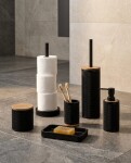 AQUALINE - NOIR sklenka na postavení, černá N6023