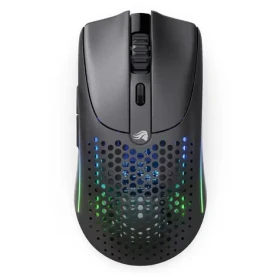 Glorious Model O 2 Wireless černá / herní bezdrátová myš / 26000 DPI / BT + 2.4GHz dongle / 6 tlačítek / RGB (GLO-MS-OWV2-MB)