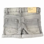 Kraťasy dívčí džínové s elastenem, Minoti, TG DSHORT 4, šedá - 80/86 | 12-18m