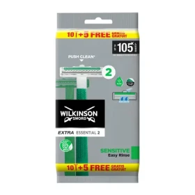Wilkinson Extra Essential 2 Sensitive pánská Jednorázová holítka 10+5 ks (WJP009)