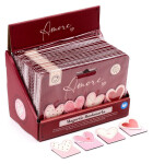 Záložky do knihy magnetické 4ks - Srdce