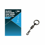 Nash Obratlík Quick Change Uni Ring Swivel 10ks (T8090)