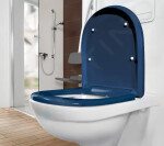 VILLEROY & BOCH - ViCare WC sedátko Compact, AntiBac, modrá 9M7261P1