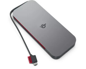 Lenovo Go Wireless Mobile Power Bank 10000 mAh šedá / 27W / 1x USB-C(F) / 1x USB-C(M) / Qi@15W / PD3.0 (G0A3LG1WWW)