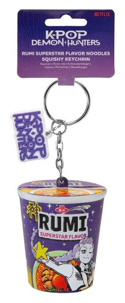 KPop Demon Hunters Klíčenka - Rumi Superstar Flavor Noodles