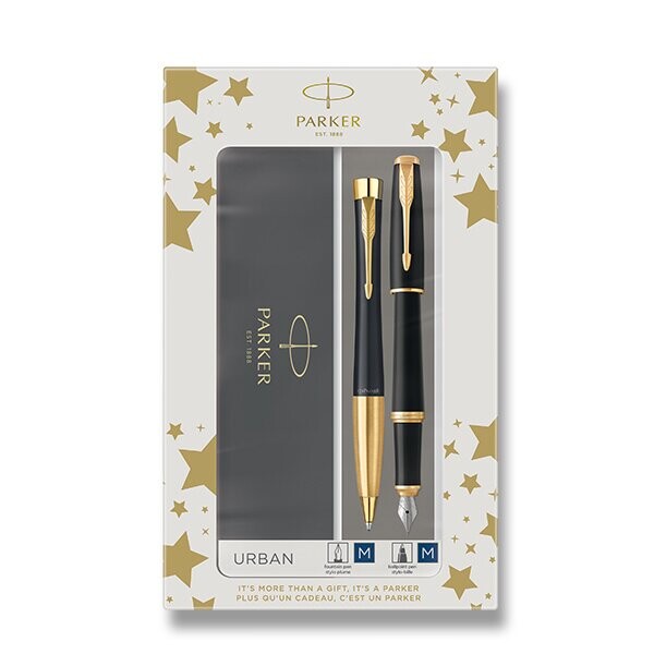 Parker Urban Matt Black CT sada plnicí pero kuličková tužka 1501/2573381