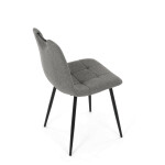 Jídelní židle, šedá, látka, DCL-V2017 GREY2
