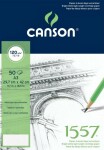 Skicák Canson 1557 lepený blok A3, 120g, 50 listů
