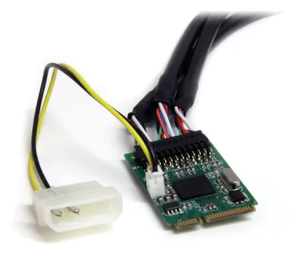 StarTech Mini PCIe FireWire karta černá / PCIe FireWire karta / IEEE 1394 / Čipset TI XIO2213B (MPEX1394B3)