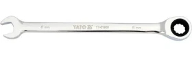 YATO YT-01908 / Klíč očkoplochý ráčnový 8 mm / 141 mm (YT-01908)