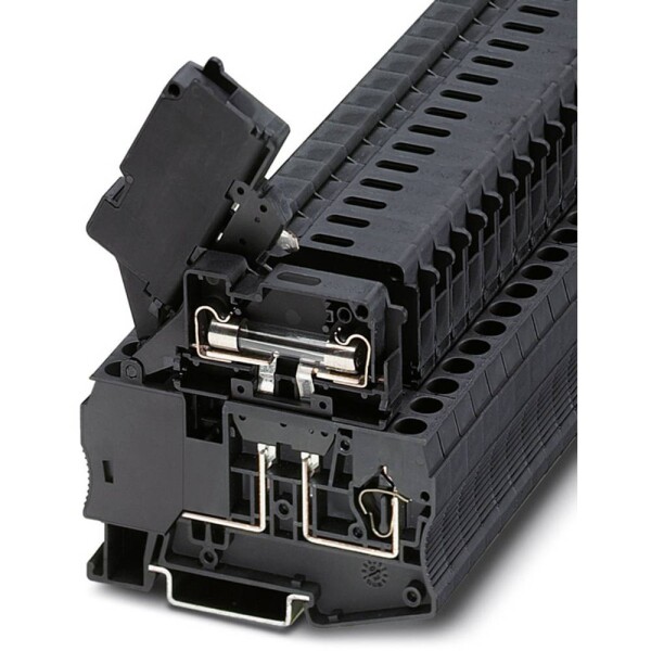 Phoenix Contact ST 4-HESILA 250 (6,3X32) 3038778 jisticí řadová svorka Pólů: 2 0.08 mm² 4 mm² černá 50 ks