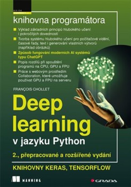 Deep learning jazyku Python François Chollet