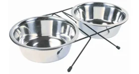 Trixie stojánek + 2 misky 1,8 l / 20 cm