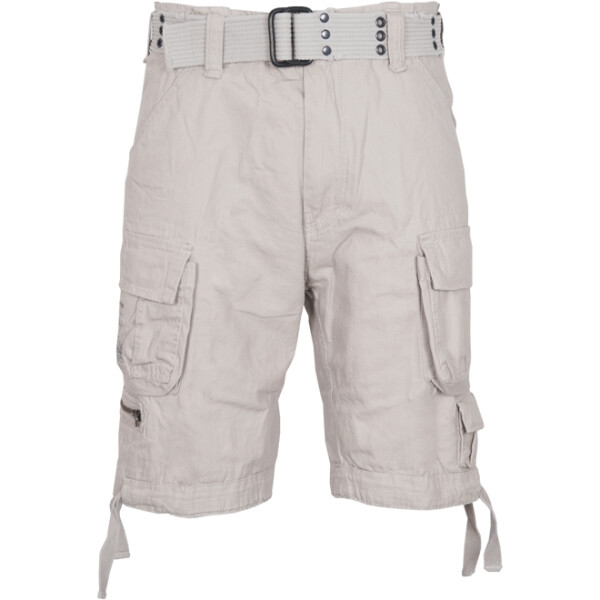 Brandit Kalhoty krátké Savage Vintage Shorts bílé oprané L