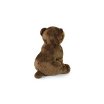 Plyšový medvěd hnědý sedící 15 cm, ECO-FRIENDLY
