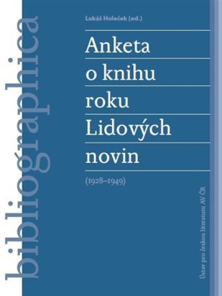 Anketa knihu roku Lidových novin (1928–1949)