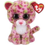 TY Plyšový leopard Lainey růžový