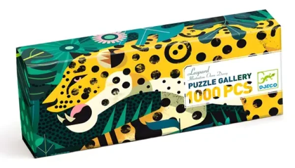 DJECO Panoramatické puzzle Leopard