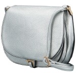 Sympatická dámská crossbody Zendaya, stříbrná