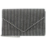 Třpytivá dámská plesová kabelka Moon Mariel, černá