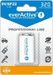 EverActive Professional Line nabíjecí baterie 9V (6F22) 320 mAh 1ks / Ni-MH (EVHRL22-320)