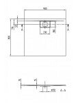 VILLEROY & BOCH - Architectura MetalRim Sprchová vanička, 80x90 cm, VilboGrip, alpská bílá UDA9080ARA215GV-01