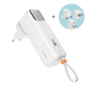 Epico UltraPack 2in1 5000mAh cestovní powerbanka a síťový adaptér ET30 bílá (8596049196962)