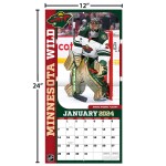 JF Turner Kalendář Minnesota Wild 2024 Wall Calendar