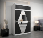 Šatní skříň Abi Bo s nástavcem Barva korpusu: Dub artisan, Rozměry: 250 cm, Dveře: Dub artisan