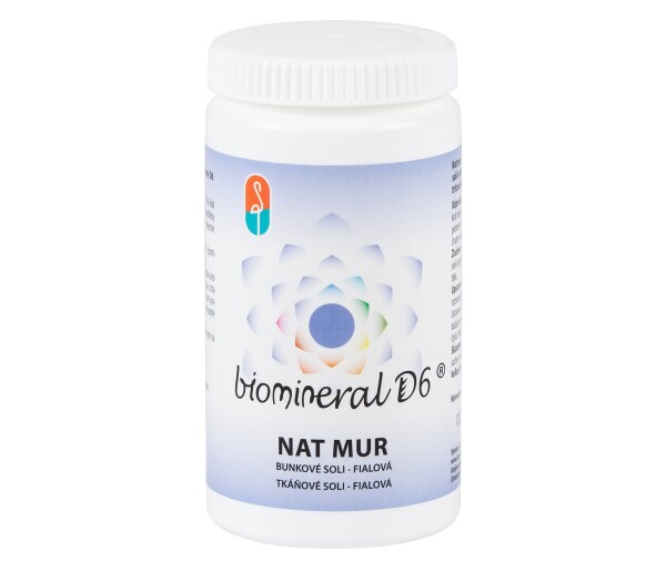 Biomineral D6 NAT MUR tkáňové soli FIALOVÁ 180 tablet