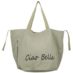 Trendy textilní dámská kabelka na rameno Bellinda, šedá