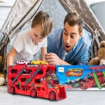 Nákladní automobil s návěsem na přepravu automobilů MalPlay